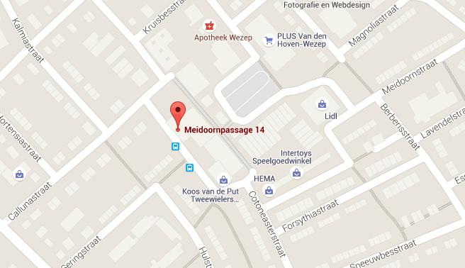 Algemene gegevens Adresgegevens Meidoornpassage 14 (unit IV) 8091 KS Wezep Oppervlakte Totaal ca. 165 m² Begane grond ca. 165 m² Te huur/koop vanaf ca.