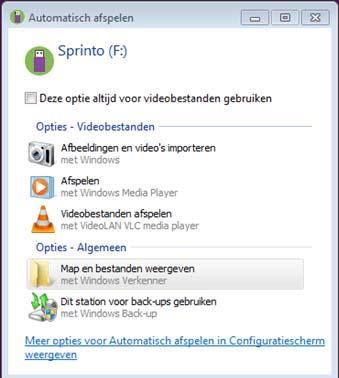 1 Verkorte handleiding Sprint Plus 1 Eerste gebruik van Sprint Plus Sprint Plus is beschikbaar als vaste installatie op je pc (cd-romversie) of als USBstick (Sprinto).