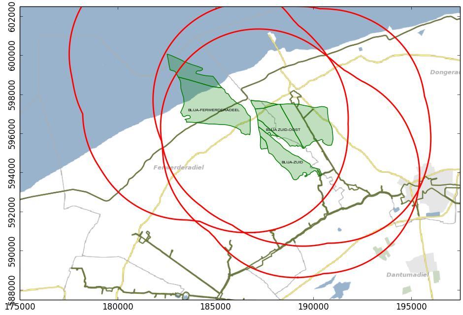 Figuur 12-3: Overzicht van de dijken.