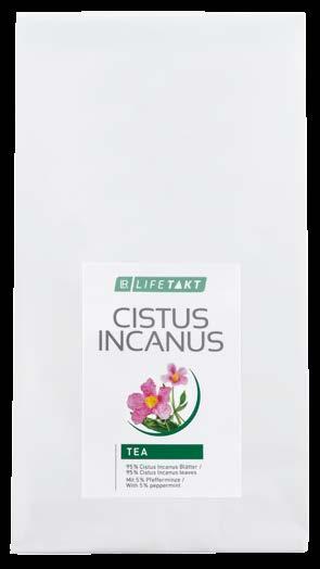 Cistus Incanus Cistus Incanus is een groenblijvende struik en groeit op magnesiumrijke grond in Zuid-Europa. De thee die daaruit wordt gewonnen wordt al sinds het jaar 400 na Christus gedronken.