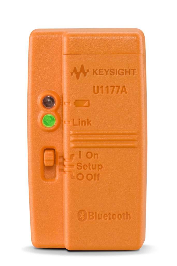 03 Keysight U1177A IR-to-Bluetooth Adapter - Data Sheet Take a closer look Low battery indication: Red LED flashing Bluetooth disconnected:
