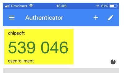 2.2.3. Automatisch instellen Google Authenticator (iphone & Android) Download de google authenticator app via de App Store / Play store. Klik op het + teken om een nieuwe toegangscode toe te voegen.