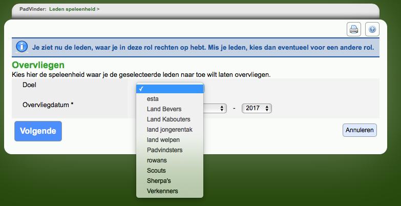 Stap 5: Klik vervolgens onderaan de pagina op het drop-down menu en kies voor