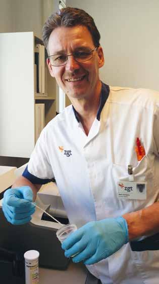 Eén van die vrijwilligers is Bert Grijsen, klinisch chemisch analist bij Medlon in Almelo/ Hengelo.