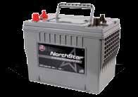 Recreatievoertuigen - marine - start: 12 volt puur lood AGM startbatterij & voor cyclisch gebruik NSB-AGM24M non-stock item Layout/Terminals : Dual