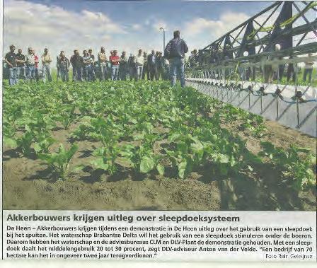 Voor de demonstratie in De Heen hebben ook agrariërs uit het beheergebied van waterschap Zeeuwse Eilanden persoonlijk een uitnodiging ontvangen.