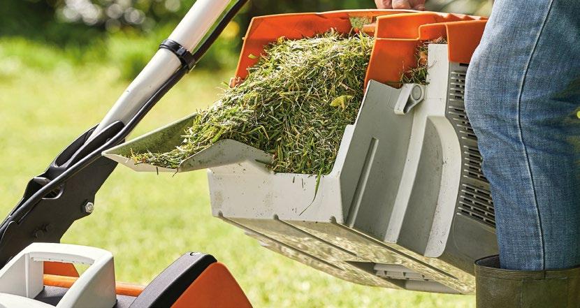 Het aerodynamische snijblad trekt de grashalmen recht voor ze afgesneden worden. Op deze manier wordt de acculading zo efficiënt mogelijk gebruikt, en wordt het gras zorgvuldig en precies gemaaid.