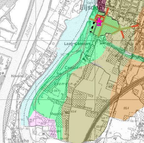 Ligging Het plangebied is gelegen in het Caestertveld en bevindt zich in het laagterras van het Maasdal.