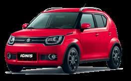 KLEUREN De Suzuki Ignis is leverbaar in 12 verschillende kleuren, waaronder 4 two-tone