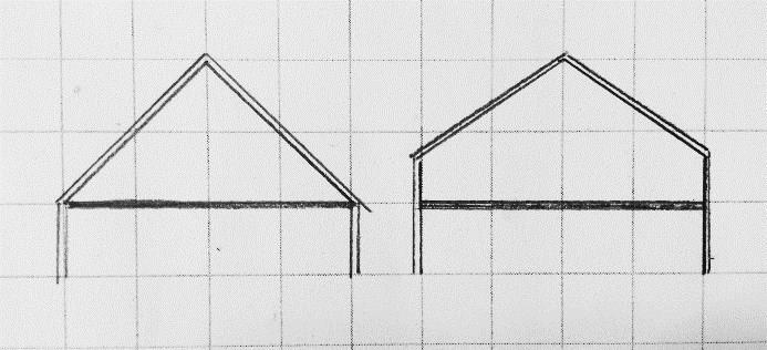 Benodigdheden voor een m2/m3 berekening Intekenen Hoogte(s) van de verschillende verdiepingen / ruimtes Noklijn 1,50 m lijn bij schuine daken M 2 M 3 Opmerkingen Wanneer niets aangegeven, gaan wij