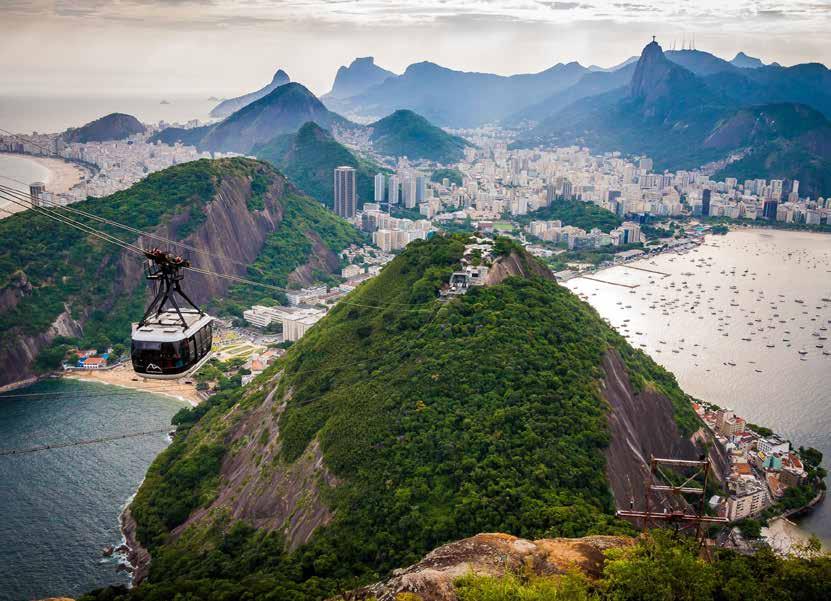 RIO DE JANEIRO (Dag 2 tot dag 5) Rio is een stad met een droomachtige schoonheid die alle verwachtingen overtreft.