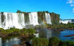 FOZ DE IGUACU (Dag 5 tot dag 7) De watervallen van Iguacu zijn gelegen in de staat Parana, deze attractie behoort tot één van de belangrijkste in Brazilië.