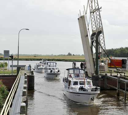 29 WOLDDIEPBRUG (entry to van starkenborghkanaal) Operated from Monday to Saturday on request and in consultation. Call during office hours 24 hours in advance, tel.