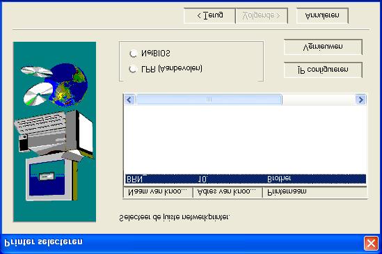 Bij gebruik van Windows NT 4.0 en 2000/XP: De installatie is nu voltooid.