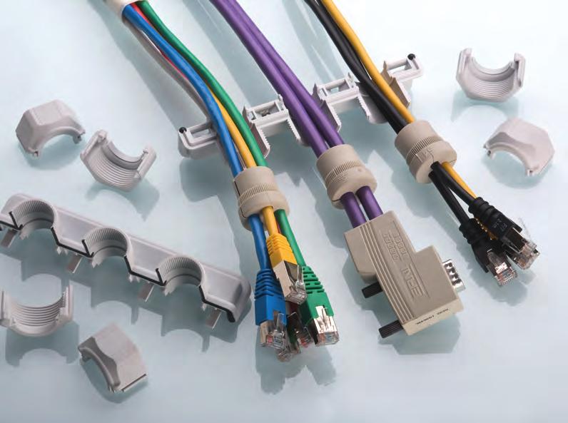 UNI Flange Veilige invoering ook voor kabels met voorgemonteerde connectoren UNI Flange Secure cable entry, even for preassembled cables Afb. De onderdelen van de UNI Flange Fig.