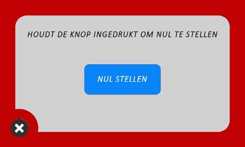 Bij het bewegen naar nulpositie zal de vork de kortste weg naar nulpositie kiezen.