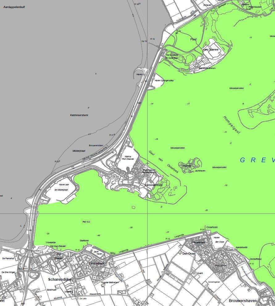 De Grevelingen Het Natura 2000 gebied de Grevelingen is een voormalige zeearm gelegen tussen Goeree Overflakkee en Schouwen Duiveland.