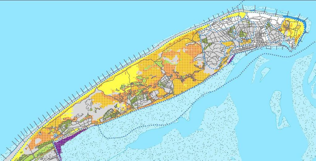 Figuur 5-10 Overzicht habitattypen in de omgeving van het onderzoeksgebied In Tabel 5-2 is een overzicht opgenomen van de toename van de depositie per habitattype, de kritische depositiewaarde (KDW)