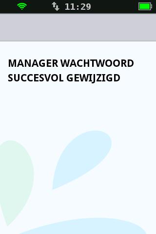 U voorkomt hiermee dat derden misbruik kunnen maken van uw betaalautomaat. Tijdens handeling 8 voert u het nieuwe wachtwoord in.