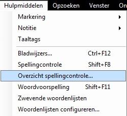 11 Spellingcontrole met K3000 of Klik op de knop Spellingcontrole in de linkerwerkbalk om een document te controleren op spelfouten.