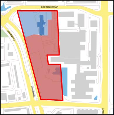 Plangebied: eigendom Pré Wonen 4% eigendom Gemeente Haarlem 24% eigendom Spaarne Gasthuis 72% Eigendomssituatie Eigendom gemeente Haarlem 9.002 m 2 21% Eigendom Pré Wonen 1.