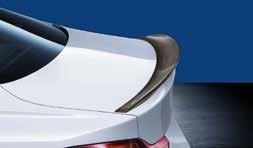 Voor de BMW 4 Serie Coupé. Alleen in combinatie met BMW M Performance achterspoiler. Voor uitvoeringen met M Aerodynamicapakket (SA715) of M Sportpakket (SA337).