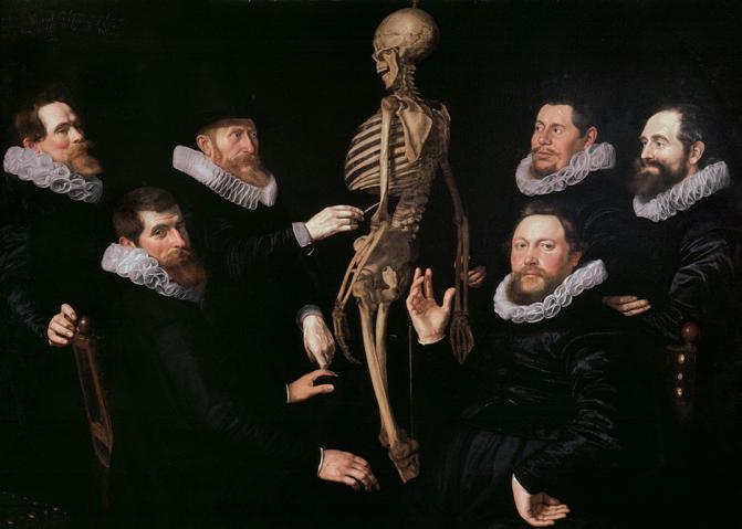 Figure 7. : Anatomy lessons of the Amsterdam Guild of Surgeons. a.