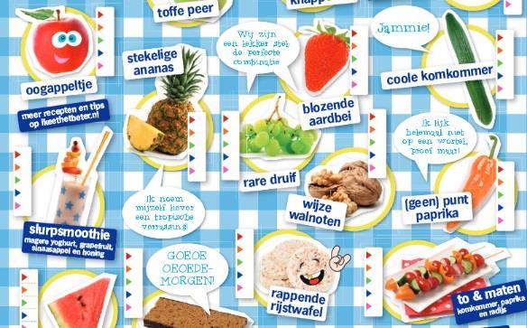 Wat betreft het pauzehapje op de overige dagen, zien wij steeds vaker snoep in de trommels van de kinderen. Dit zien wij echter liever niet en zeker niet tijdens de lunch.