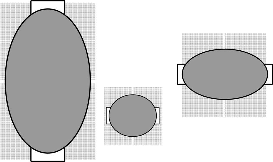 Flexicook Met behulp van deze functie (indien aanwezig) kan de kookzone als twee afzonderlijke zones of als een enkele extra grote zone worden gebruikt.