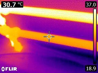 temperatuur van de radiator.