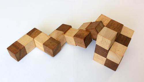 2 denkeiland houten kubus de houten kubus Klaar voor een echte uitdaging?