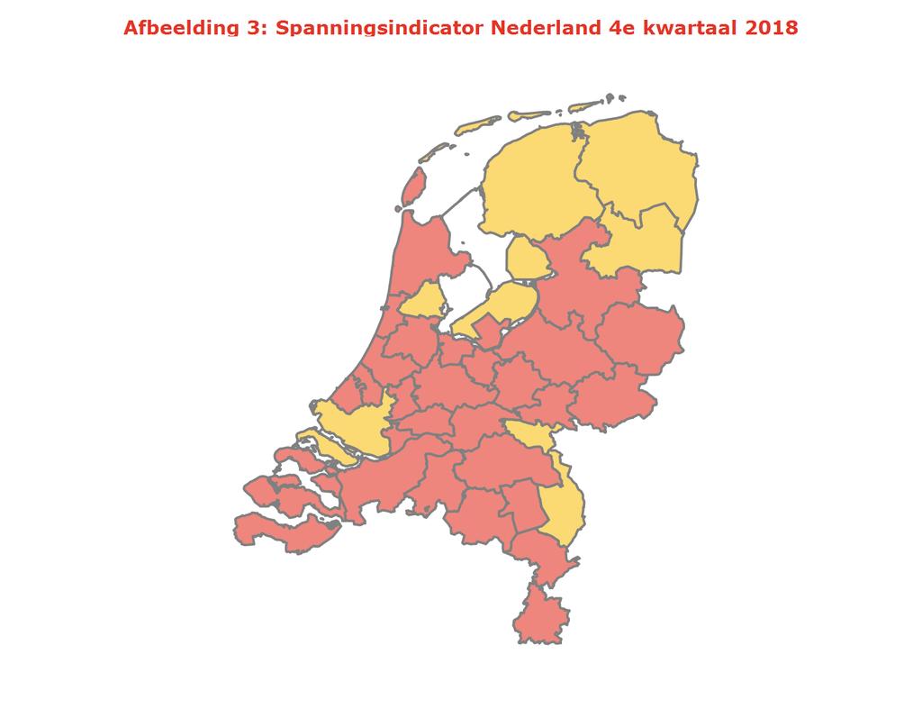 Tabel 11: Spanningsindicator Groningen 2018-Q4 Nederland Beroepsklasse Agrarische beroepen ruim gemiddeld Bedrijfseconomische en administratieve beroepen gemiddeld