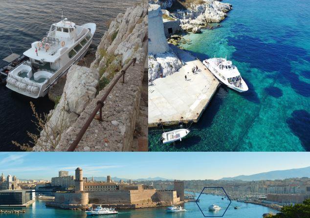 Op de kustlijn tussen Marseille en Cassis kun je de typische calanques bewonderen.