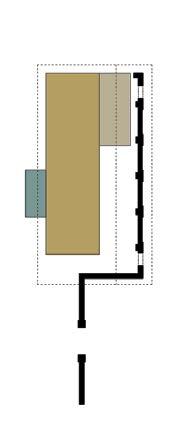 Het gebouw heeft twee formele entrees aan beide zijden van het gebouw.