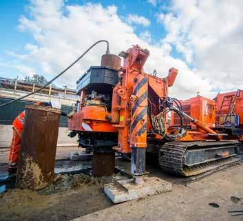 UBEX TD50 VIADUCT A76 BIJ NUTH De Tubex Top Drill 50 machine (TTD50) is de nieuwste aanwinst in ons machinepark.