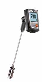 testo 810 / 610 / 606-1-2 / 410-1-2 / 510 / 511 / 460 / 540 / 905-T1-T2 / 605H1 / 405 Professionele meettechniek in zakformaat testo 905-T1 testo 905-T2 testo 605-H1 testo 405 Kerntemperatuur