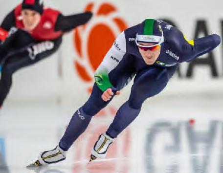 Bij de sporters gaat het om: lichaamscoördinatie,