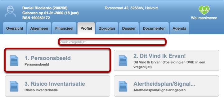 7. Vragenlijsten invullen Het zorgplan binnen het sociaal domein zal grotendeels bestaan uit hetgeen in hoofdstuk 6 is besproken.