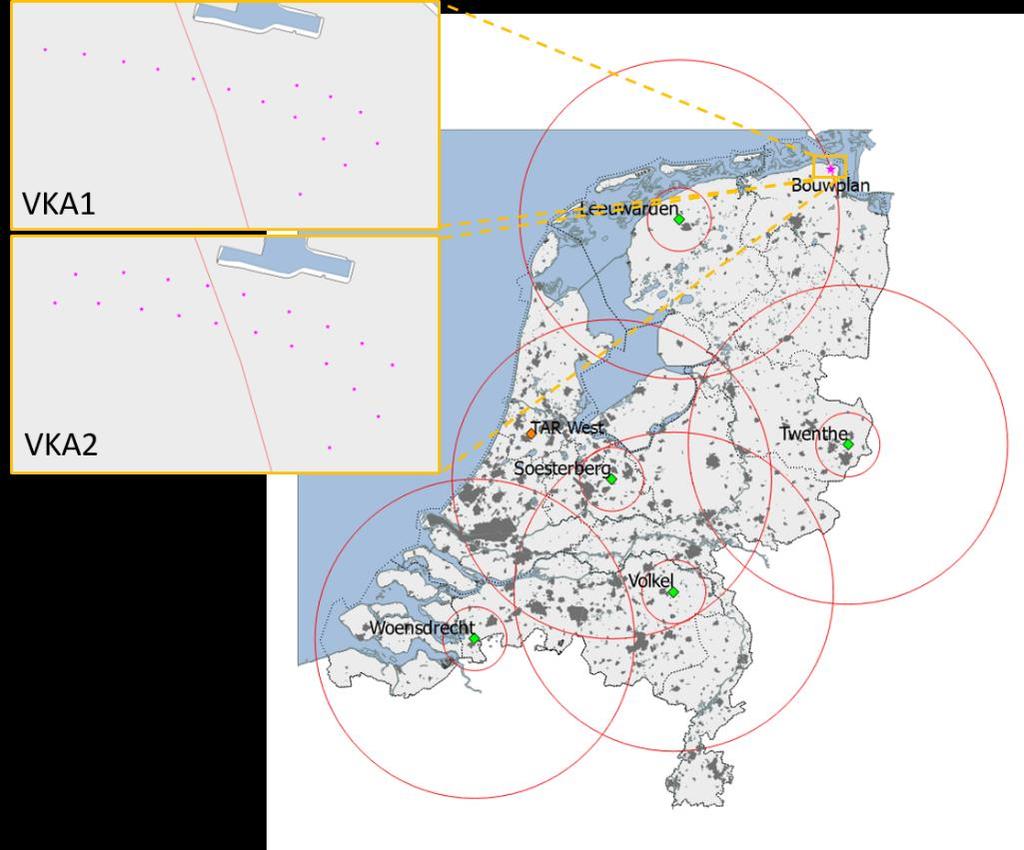 Variaties in de hoogte van het terrein worden bepaald uit het Actueel Hoogtebestand Nederland (AHN-1) met een ruimtelijke resolutie van 10 m.