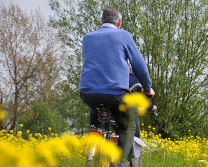 LANGS DE LINGE 46 km Ontdek het Rivierenland van de Linge tussen Leerdam en Geldermalsen. Deze omgeving staat bekend om sprookjesachtige boomgaarden en pittoreske dijkdorpjes.