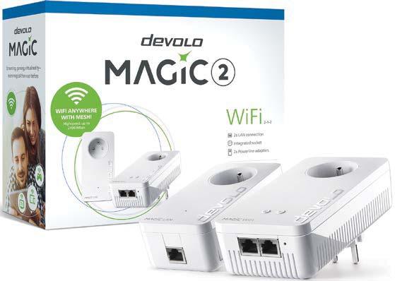 Technologie 00 00 Recupel: +EUR 2 0,041 Recupel: +EUR 2 0,041 Magic 1 LAN Powerline adapter BE Transmissiesnelheid: Ethernet 10/100/1000 (mbps) (max.