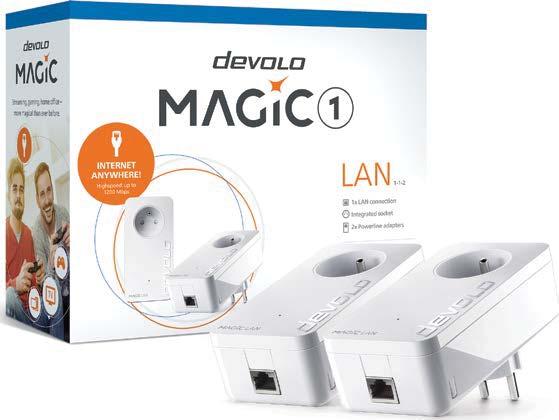 Bereik (in m): Powerline: 500 Inclusief Ethernet-kabel starterspakket: 1x LAN-aansluiting, 1x geïntegreerd stopcontact, 2x Powerline adapter verp/1 starterspakket: 1x LAN-aansluiting, 1x geïntegreerd