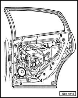 Fig. 313: Insert Assembly Carrier Bolts And Tighten In Specified Sequence Rest of Installation is reverse of removal. Perform a function load test.