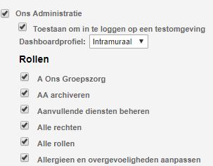 Roltoewijzing in Ons Administratie