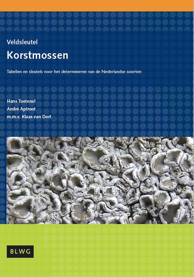 Nieuw: Veldsleutel Korstmossen Hans Toetenel & André Aptroot (2019) Veldsleutel Korstmossen. ISBN 9789081149532 (eerste druk, februari 2019). 292 pagina's. Formaat: A5.