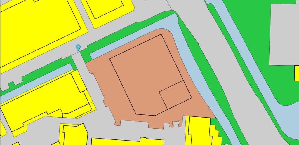 Figuur 5: Fragment verbeelding bestemmingsplan De Greiden Per abuis is in deze bestemming een deel van de bijgebouwen (zie rode pijl), behorende bij de woningen in De Els, meegenomen.