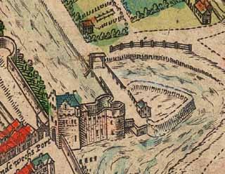 Deze ligt in de buurt van de Blekersbrug tussen de singel en de Karnemelksloot. De oudste vermelding van de Tiendewegbrug is uit 1395.