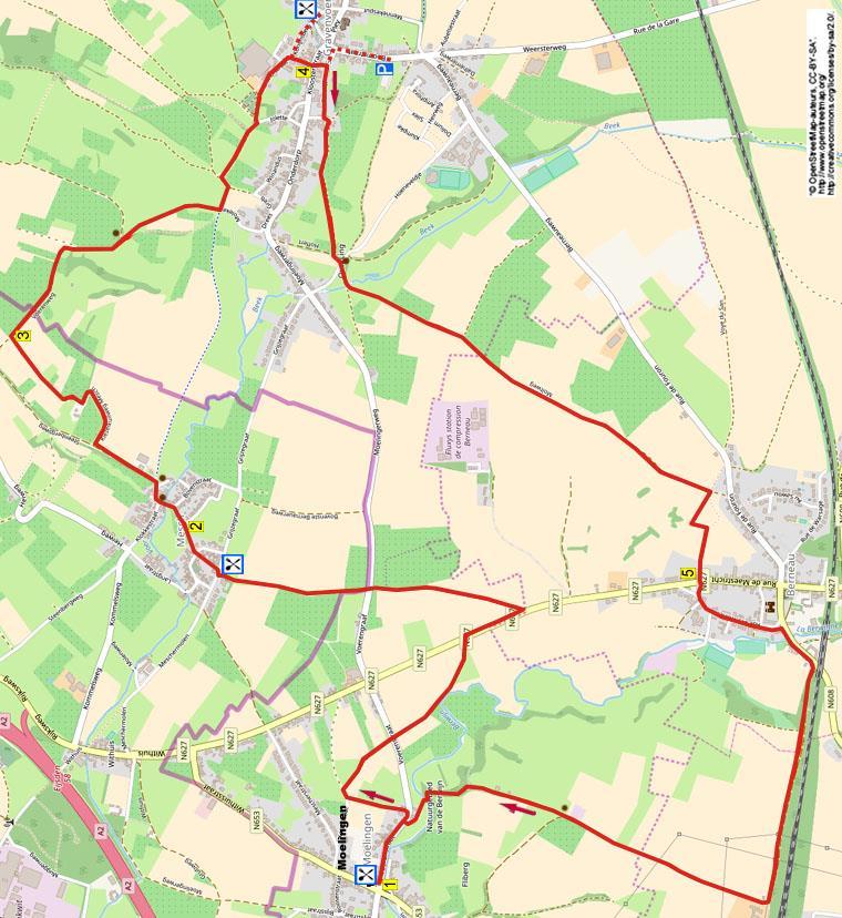 1139 MOELINGEN 12,7 km www.wandelgidszuidlimburg.
