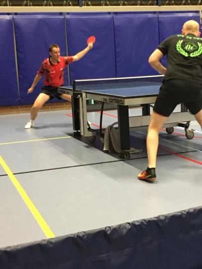 werd: 6-11, 6-11, 11-3, 11-6, 8-11. Een prima start dus van de najaarscompetitie.