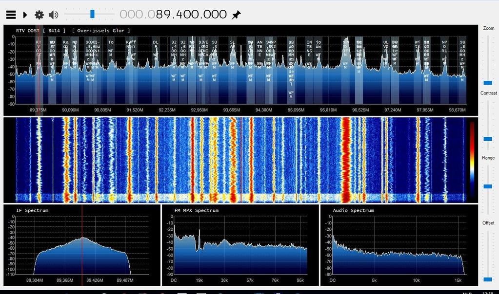 Op bovenstaande afbeelding het programma SDR# in actie op de omroepband. Etherpiraten vooral in het oosten des lands zijn nog steeds actief!